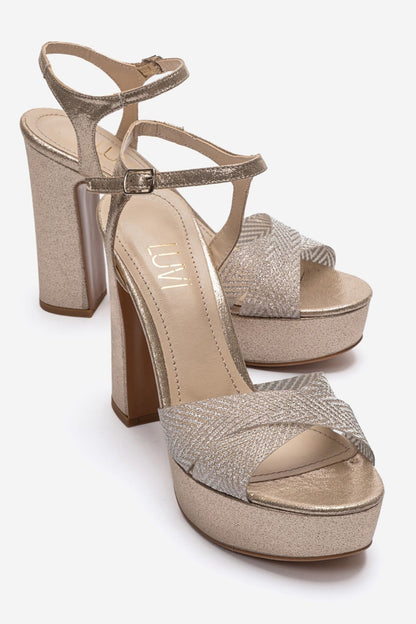 ORELION - Gold Platform Heel (Women)