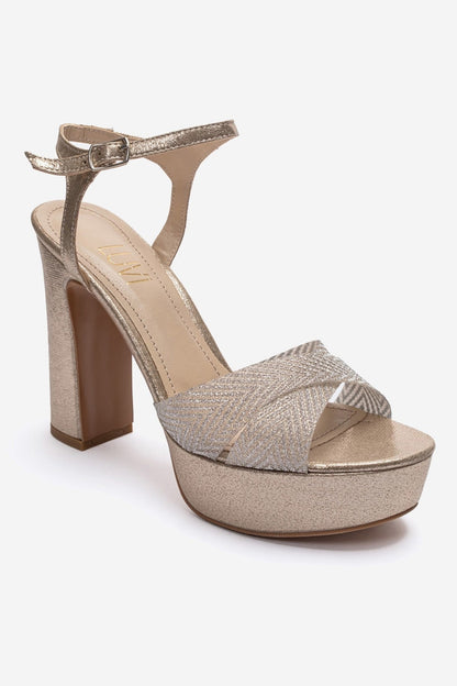 ORELION - Gold Platform Heel (Women)