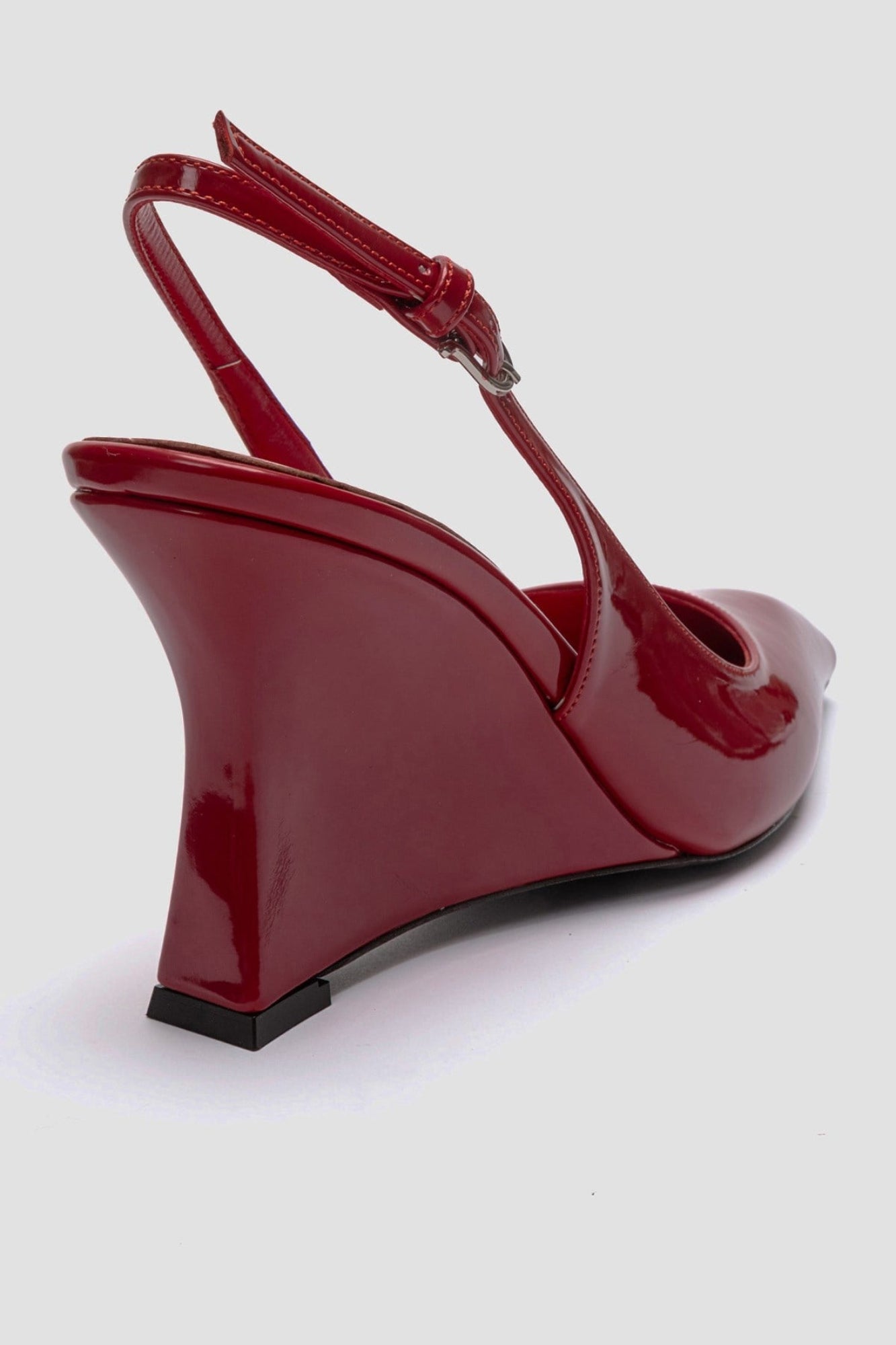 Felon - Zapato de cuña Slingback rojo (Mujer)