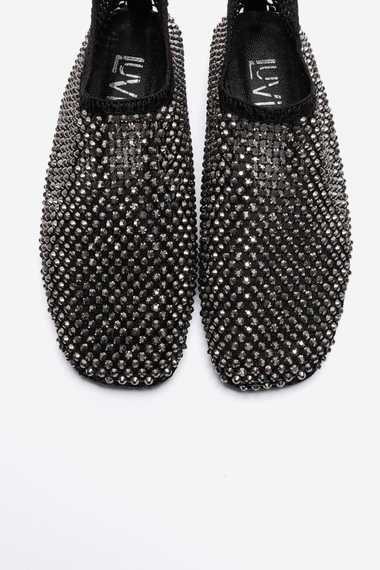 URELA - Black Genuine Leather Ballet Flat (Women)