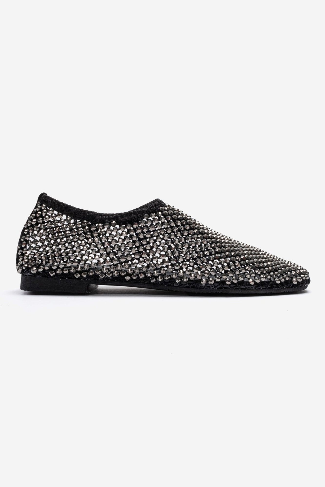 URELA - Black Genuine Leather Ballet Flat (Women)