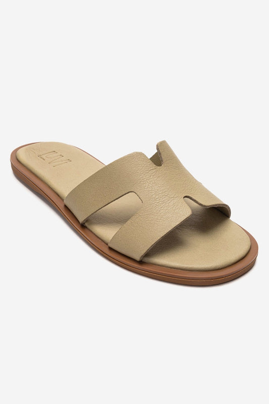 Biora - Green Genuine Leather Slide (Women)