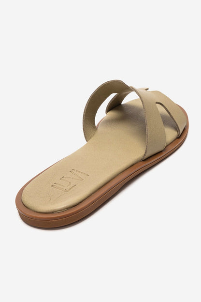 Biora - Green Genuine Leather Slide (Women)