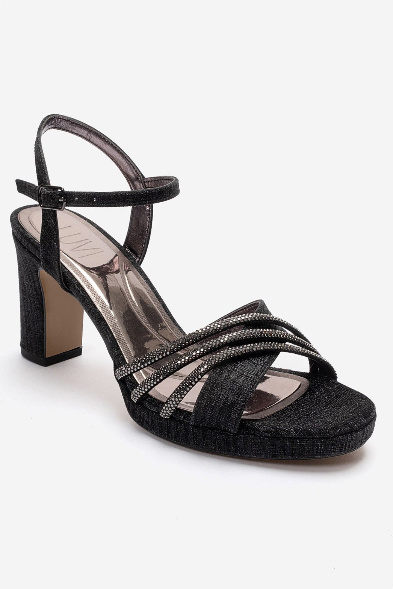 JARENA - Black Block Heel Pump (Women)