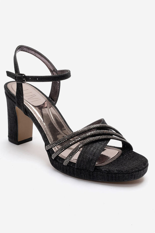 JARENA - Black Block Heel Pump (Women)