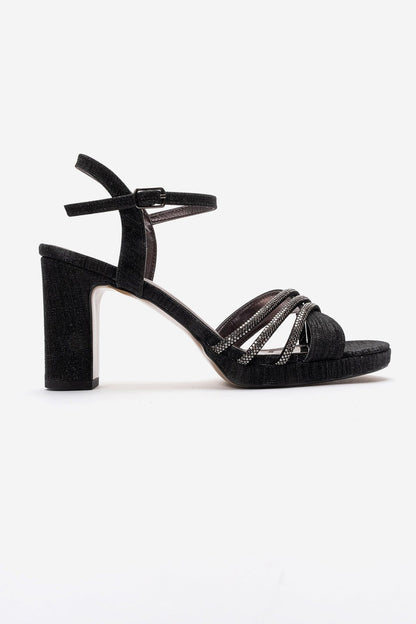 JARENA - Black Block Heel Pump (Women)