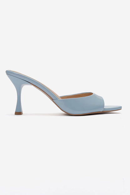 TIERA - Baby Blue Thin Heel Mule (Women)