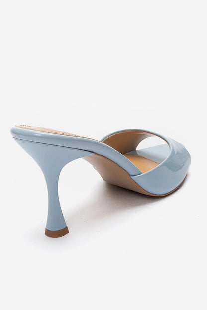 TIERA - Baby Blue Thin Heel Mule (Women)