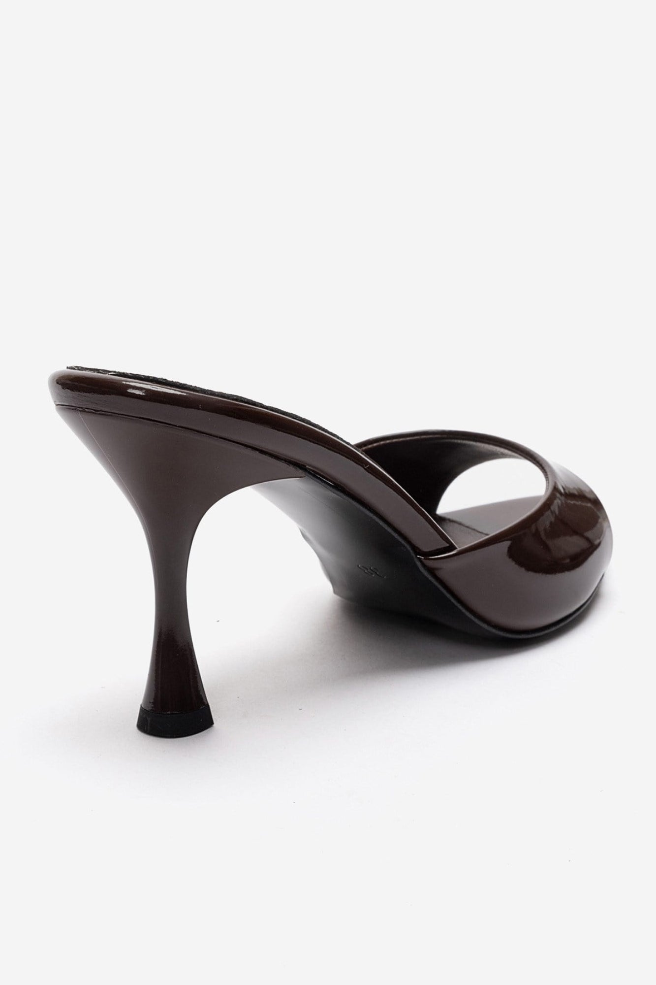 TIERA - Brown Thin Heel Mule (Women)