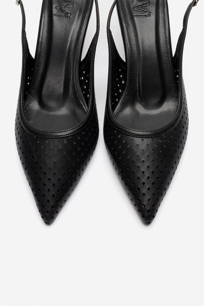 UVIEN - Black Stiletto Pump (Women)