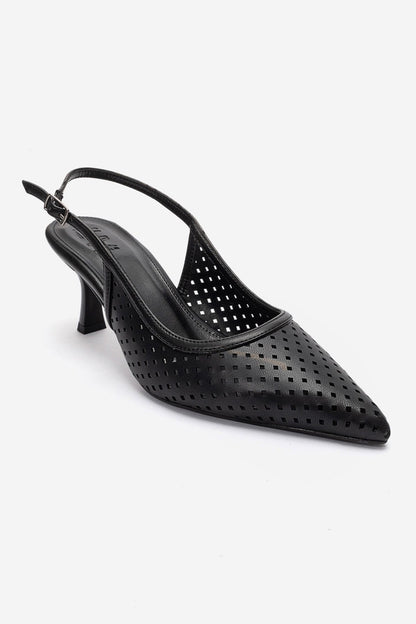 UVIEN - Black Stiletto Pump (Women)