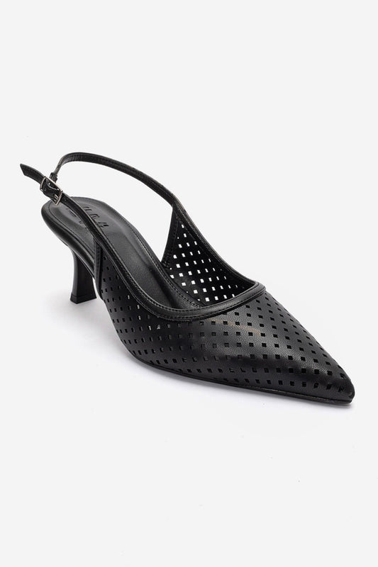 UVIEN - Black Stiletto Pump (Women)