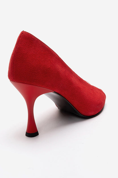 VARELIA - Red Suede Stiletto Pump (Women)