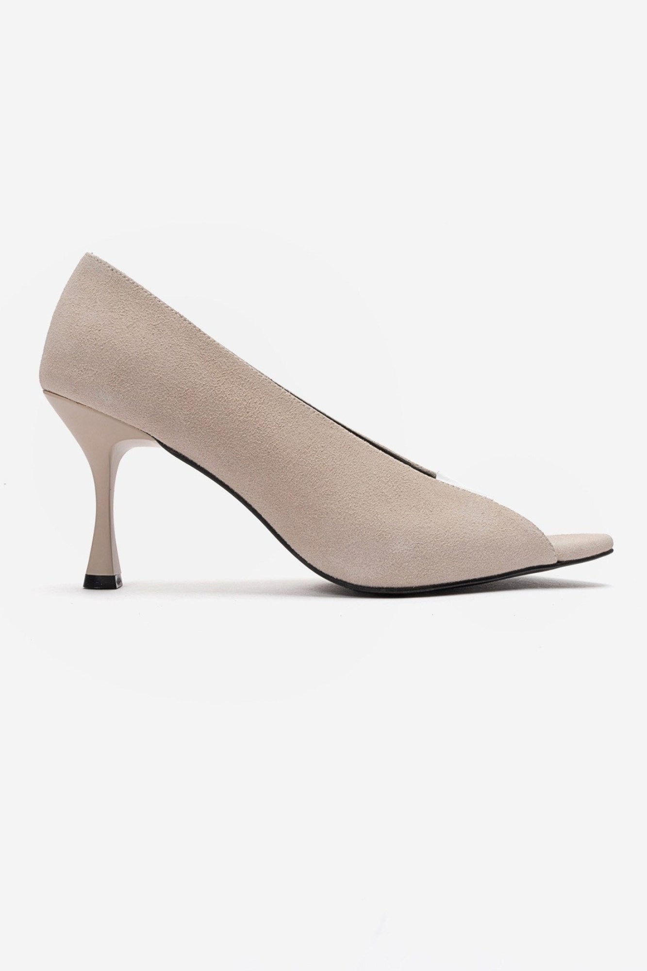 VARELIA - Beige Suede Stiletto Pump (Women)