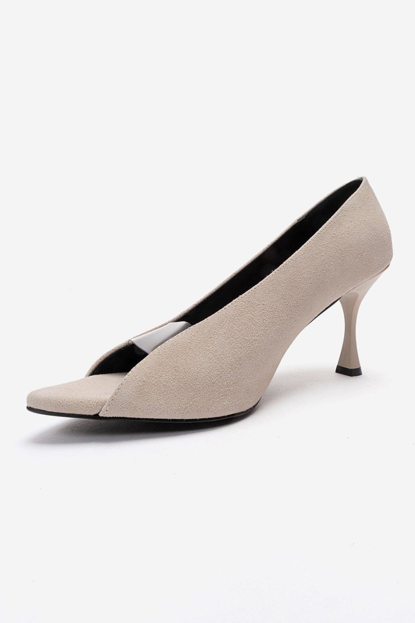 VARELIA - Beige Suede Stiletto Pump (Women)