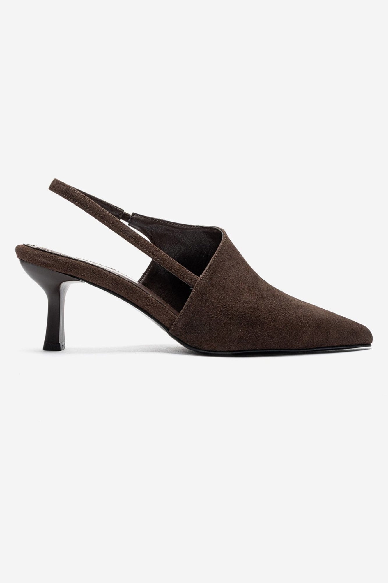 YAREL - Brown Pointed Toe Stiletto Pump (Women)