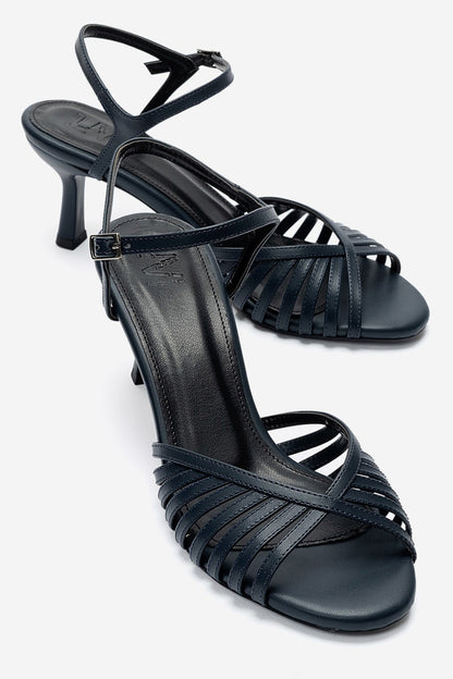 Danica - Navy Thin-Heel Pump (Women)