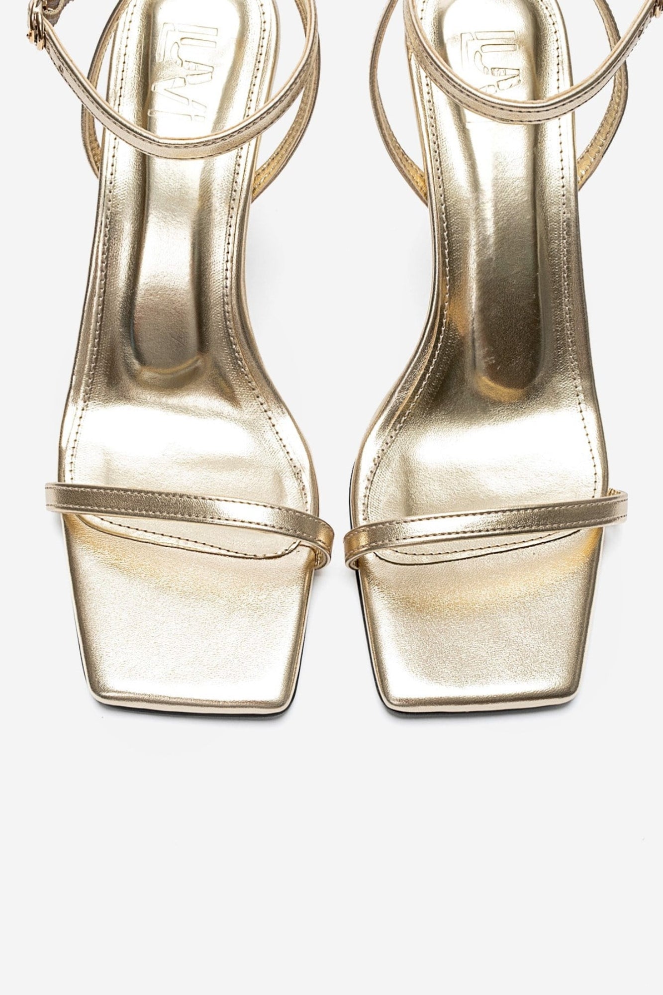 SONE - Gold Thin-Strap Stiletto Pump (Women)