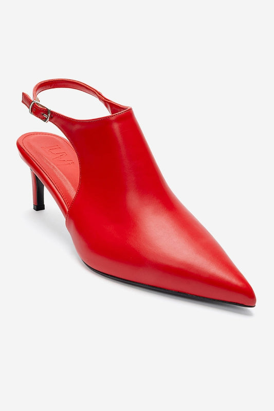 ROSALIE - Red Pointed Toe Stiletto Heel (Women)