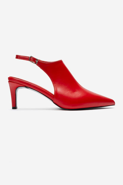 ROSALIE - Red Pointed Toe Stiletto Heel (Women)