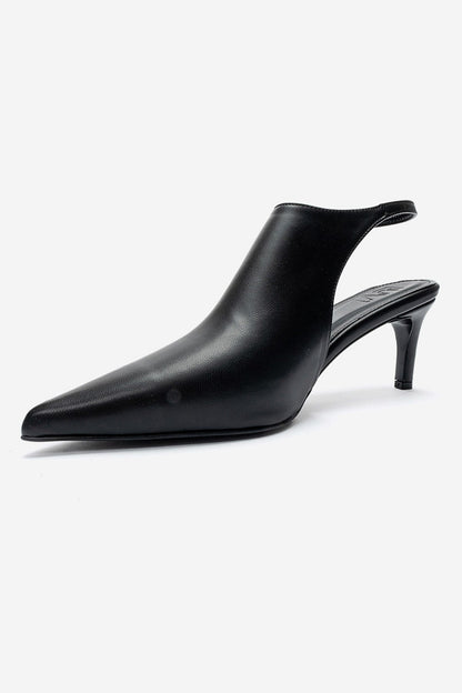 ROSALIE - Black Pointed Toe Stiletto Heel (Women)