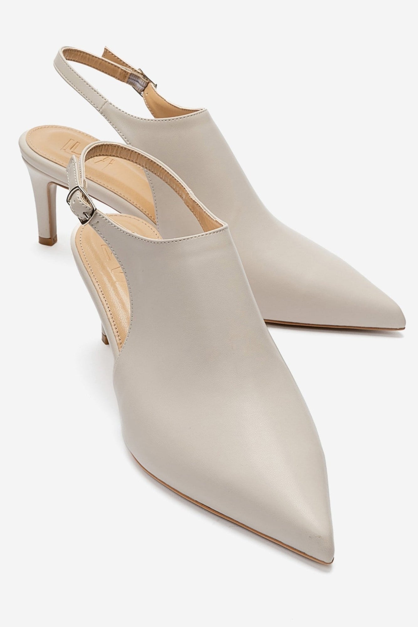 ROSALIE - Off-White Pointed Toe Stiletto Heel (Women)