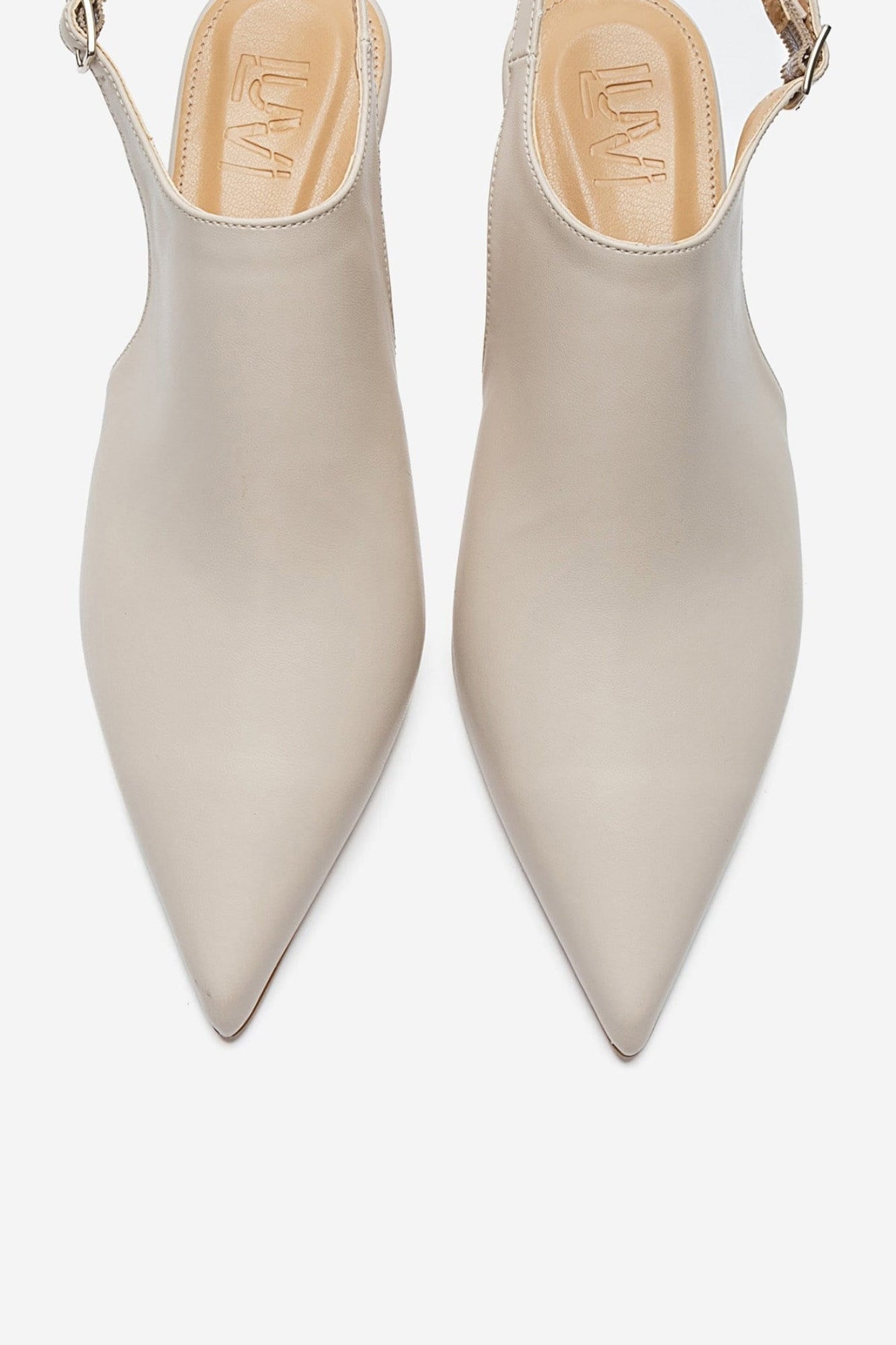 ROSALIE - Off-White Pointed Toe Stiletto Heel (Women)
