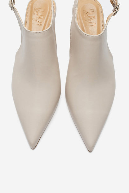 ROSALIE - Off-White Pointed Toe Stiletto Heel (Women)