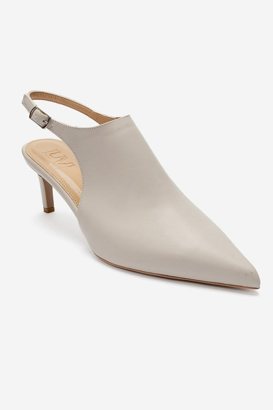 ROSALIE - Off-White Pointed Toe Stiletto Heel (Women)