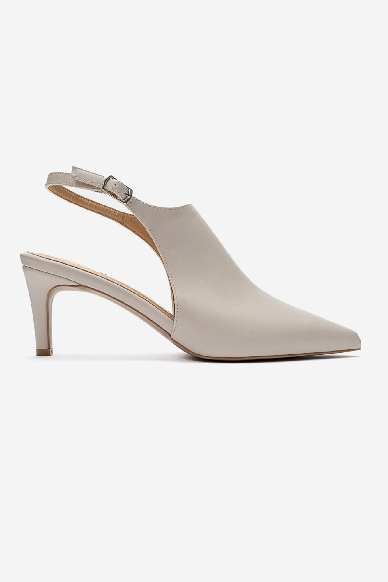 ROSALIE - Off-White Pointed Toe Stiletto Heel (Women)