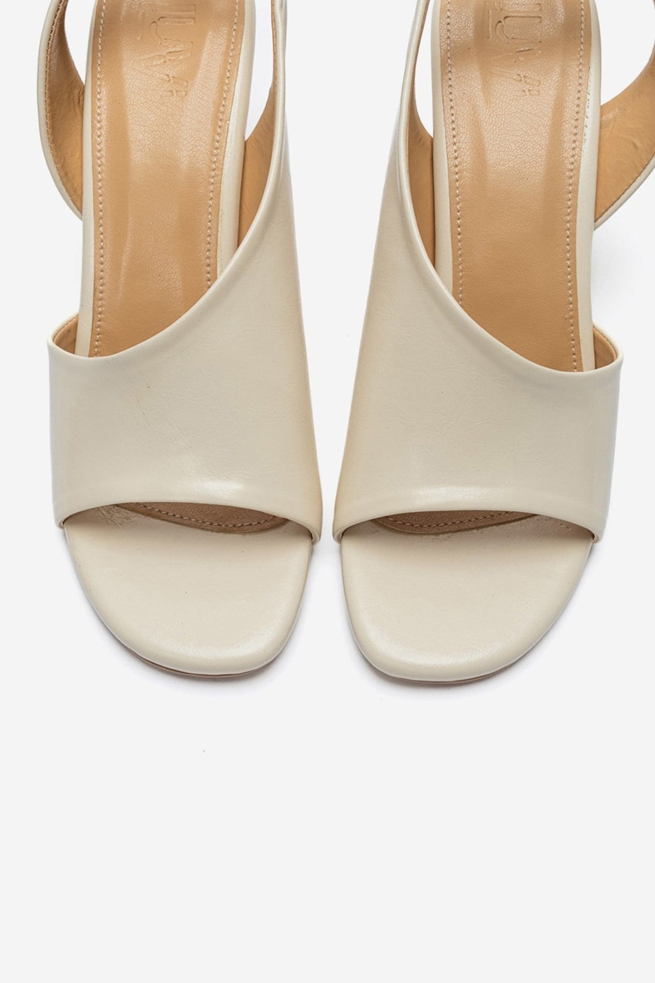 ZYRA - Off-White Block Heel Pump (Women)