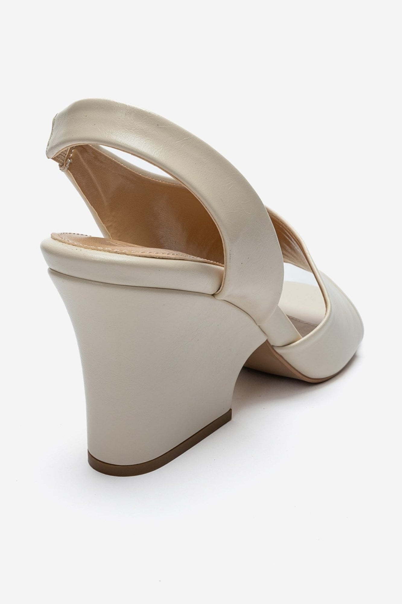 ZYRA - Off-White Block Heel Pump (Women)