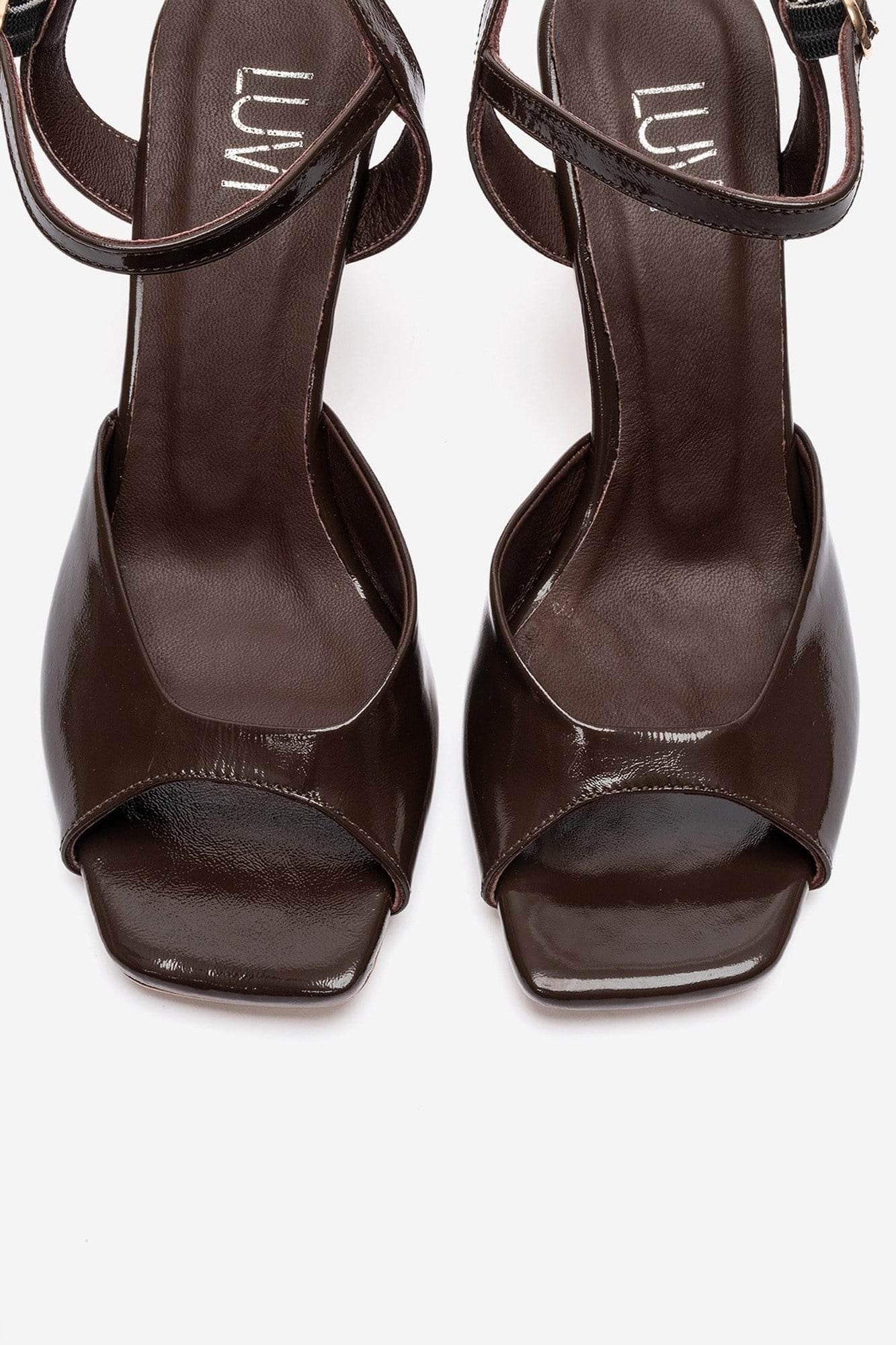 ELVIA - Brown Genuine Leather Stiletto Pump (Women)