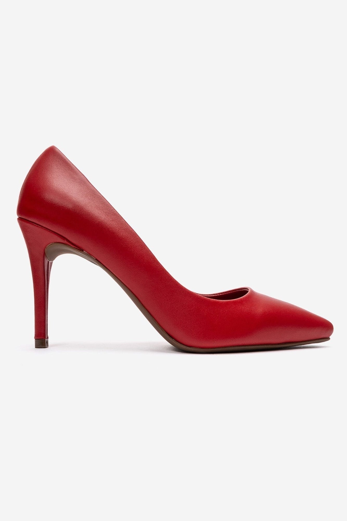 Moriel - Red Genuine Leather Stiletto Pump (Women)
