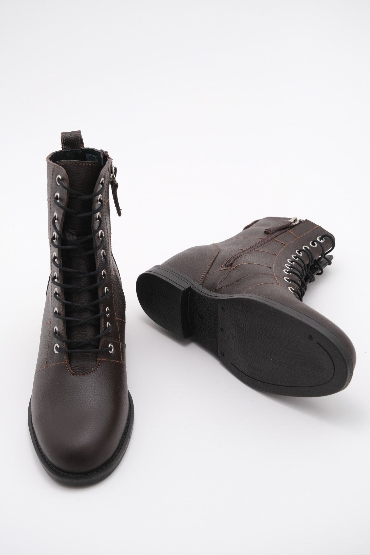 Aria - Bota de Cuero Marrón (Mujer)