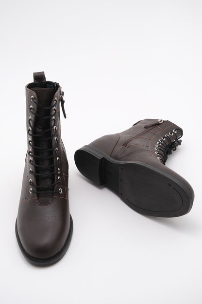 Aria - Bota de Cuero Marrón (Mujer)