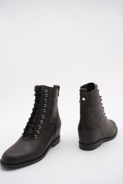 Aria - Bota de Cuero Marrón (Mujer)
