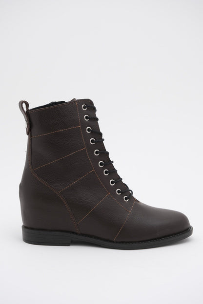Aria - Bota de Cuero Marrón (Mujer)
