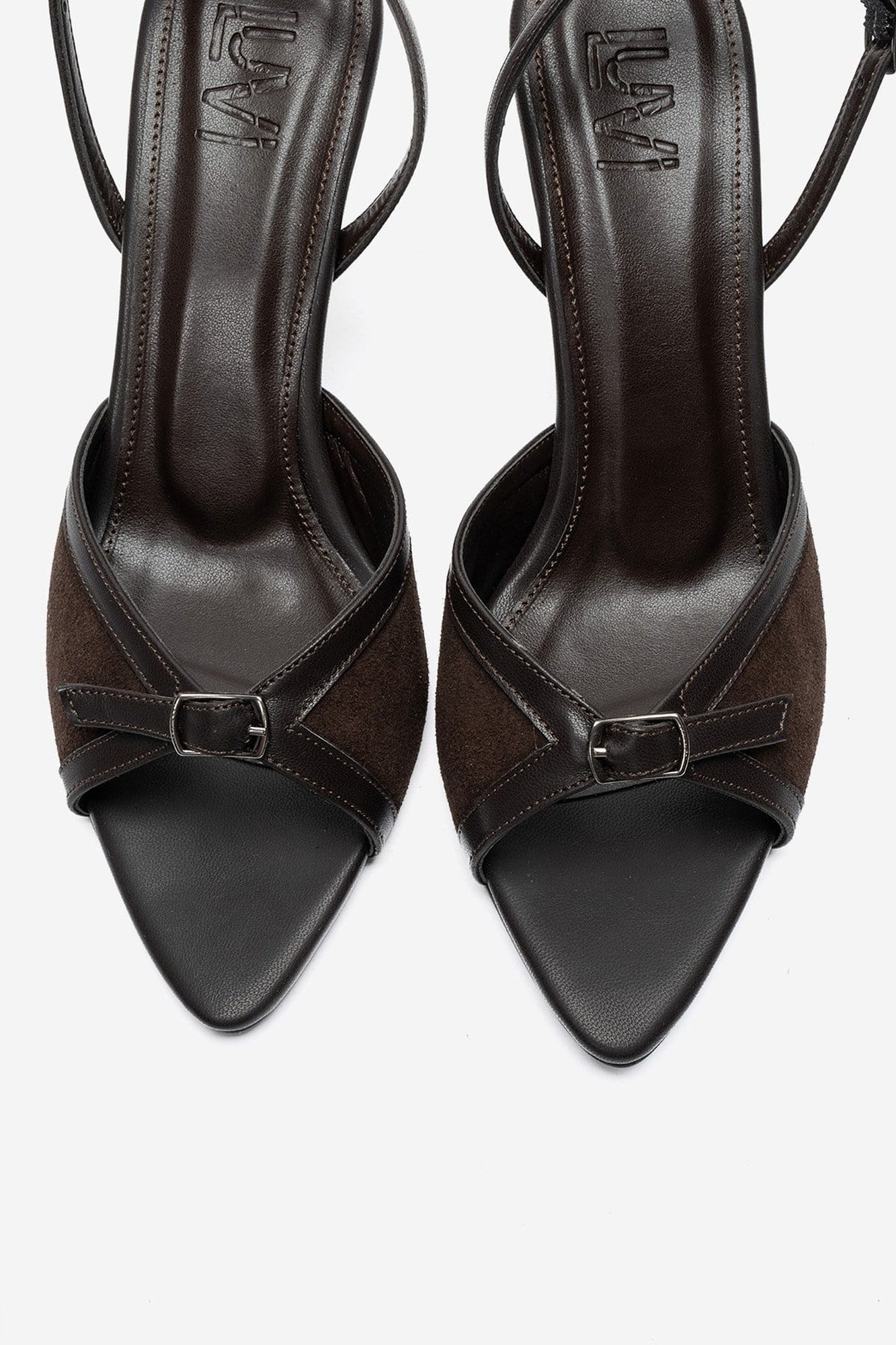 Ulea - Brown Suede Stiletto Pump (Women)