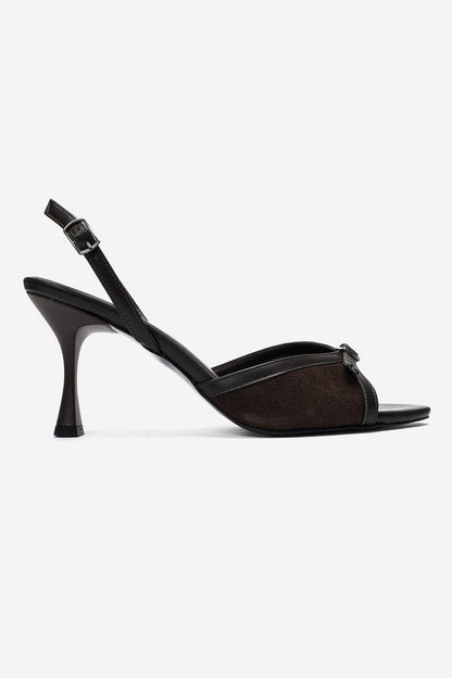 Ulea - Brown Suede Stiletto Pump (Women)