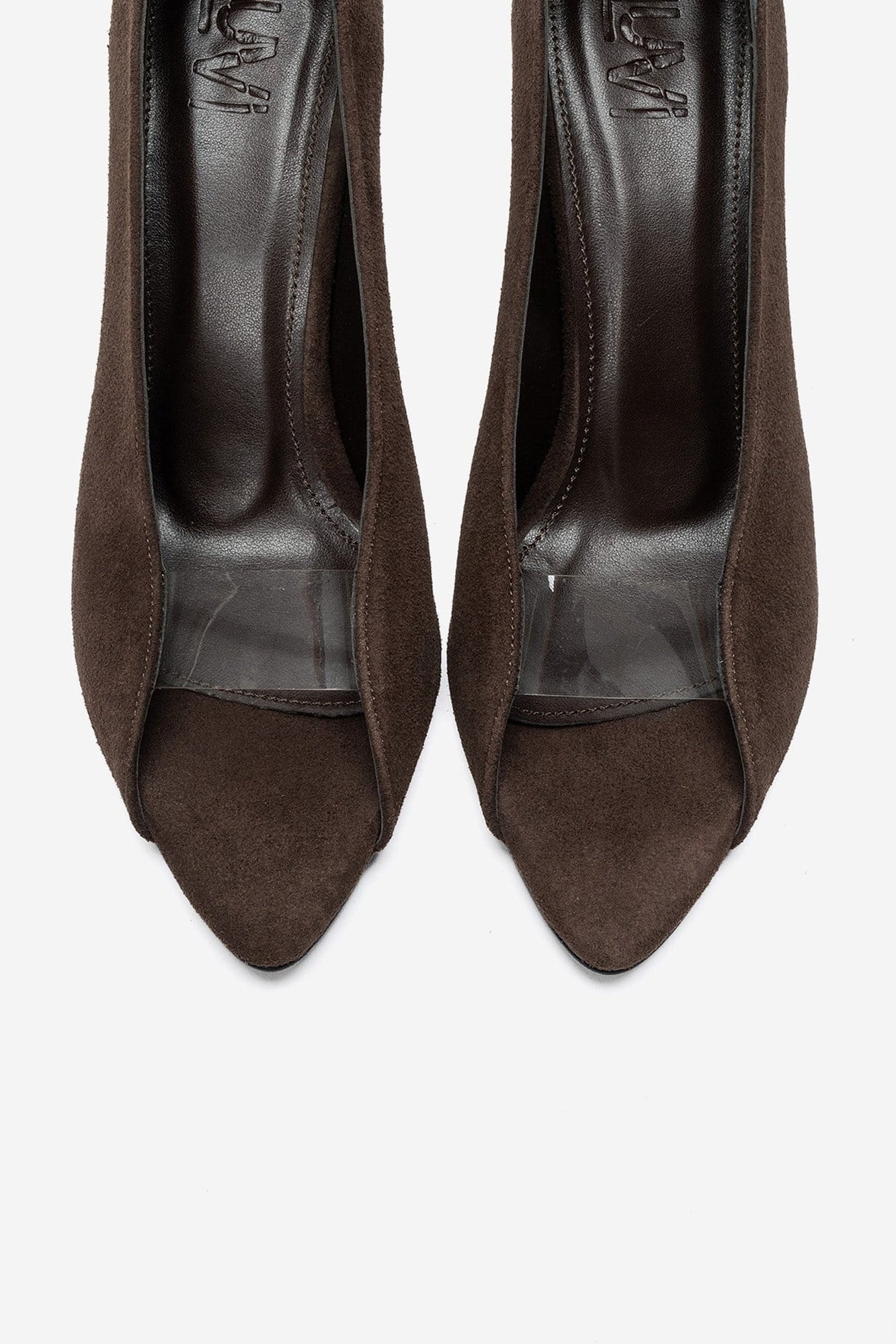 Varelia - Brown Suede Stiletto Pump (Women)