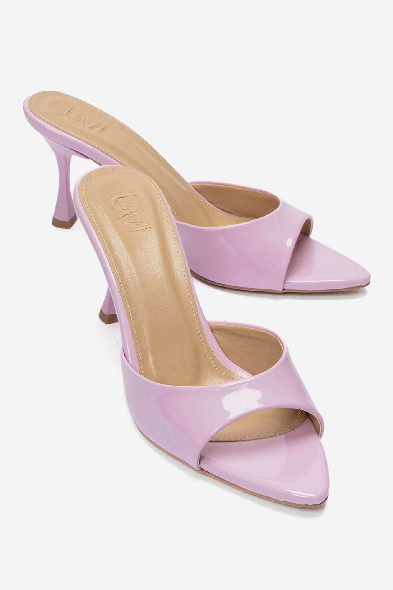 Tiera - Pink Patent Stiletto Mule (Women)