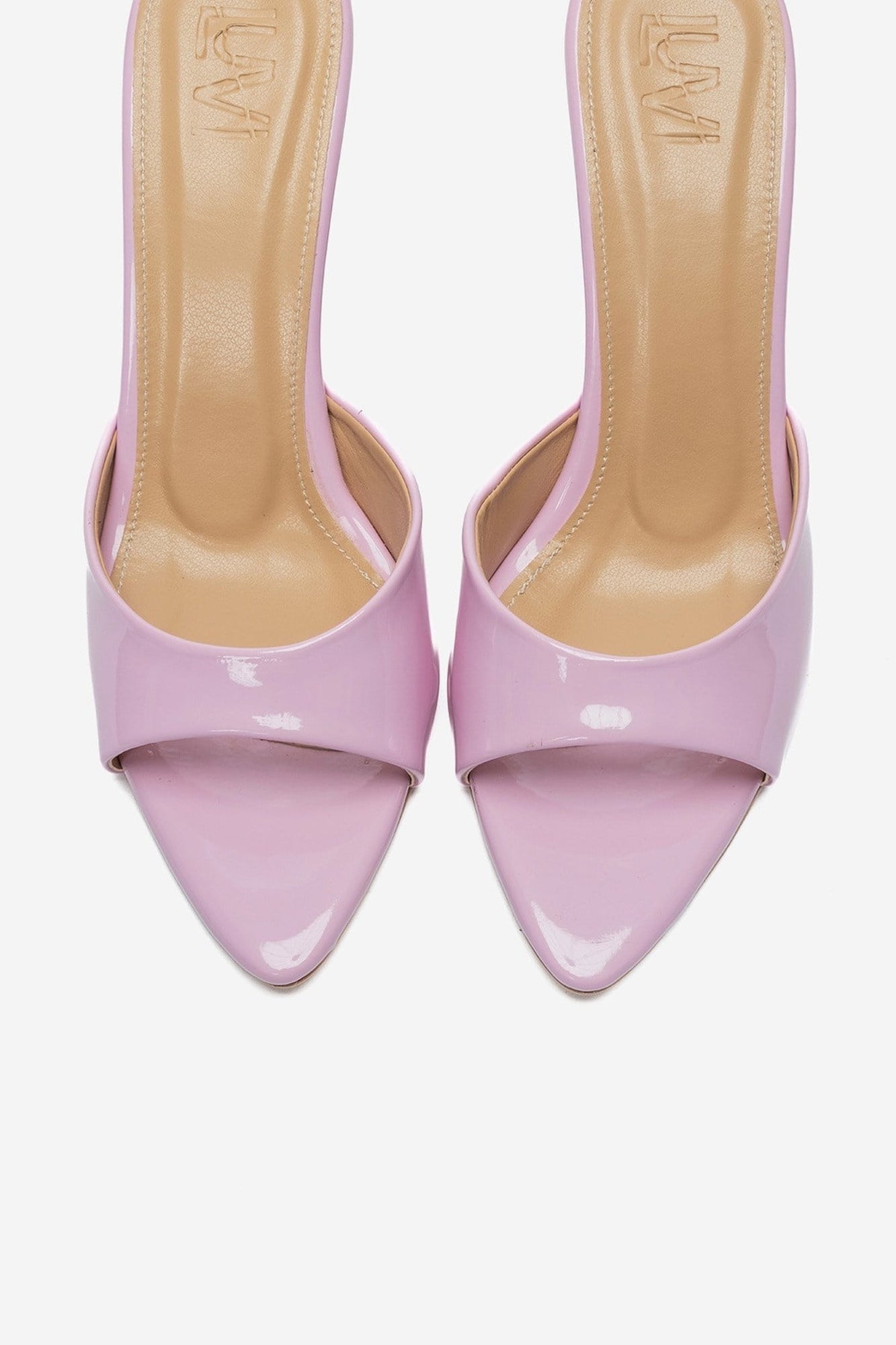 Tiera - Pink Patent Stiletto Mule (Women)