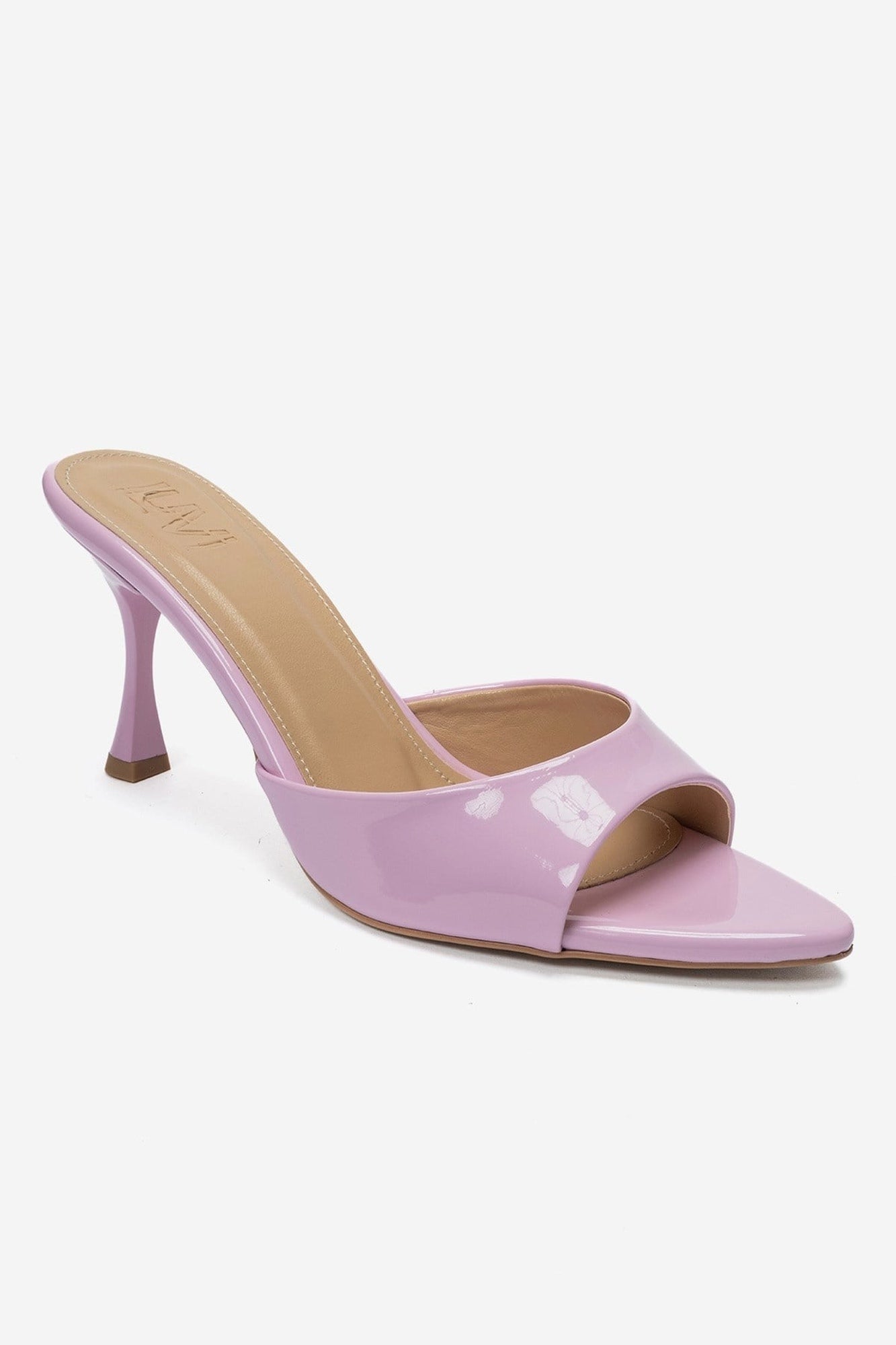 Tiera - Pink Patent Stiletto Mule (Women)