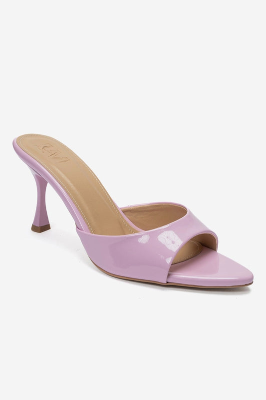 Tiera - Pink Patent Stiletto Mule (Women)