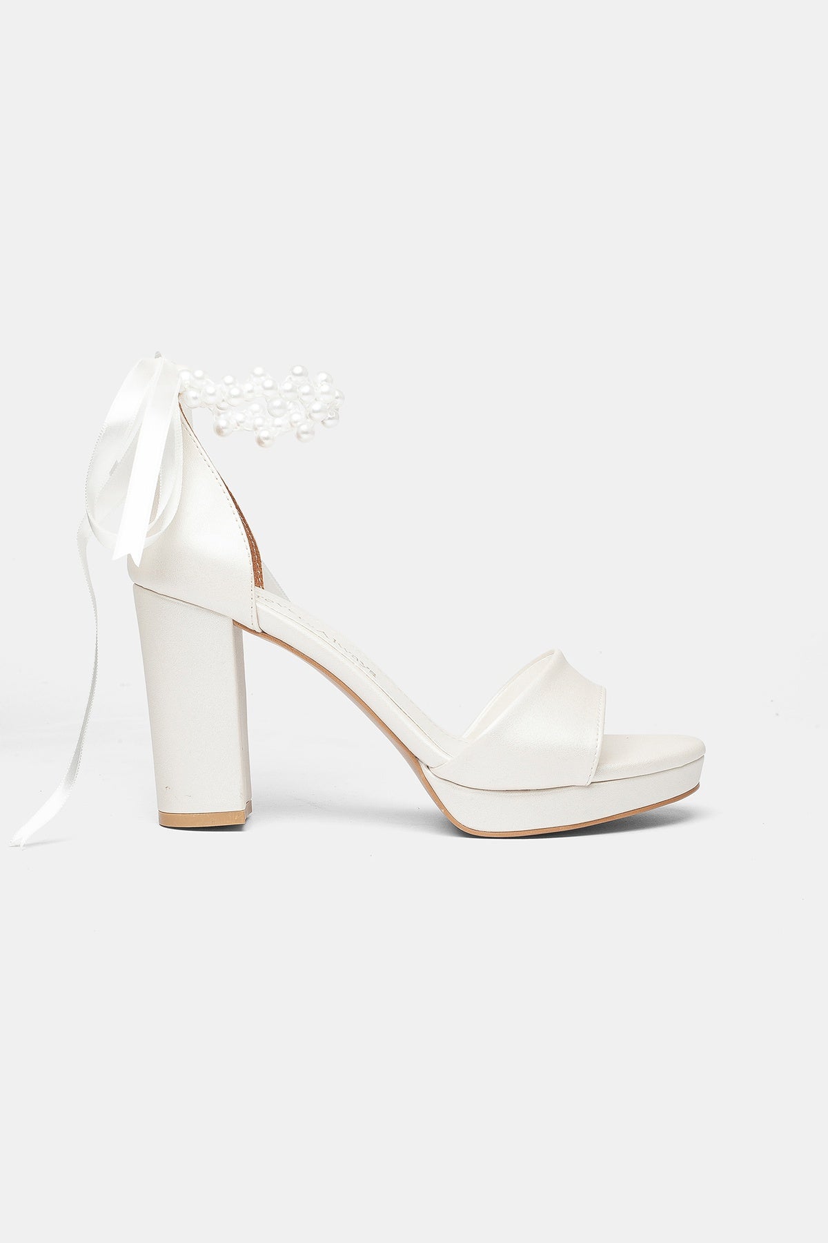 Maera Pearl Platform Bridal Sandals