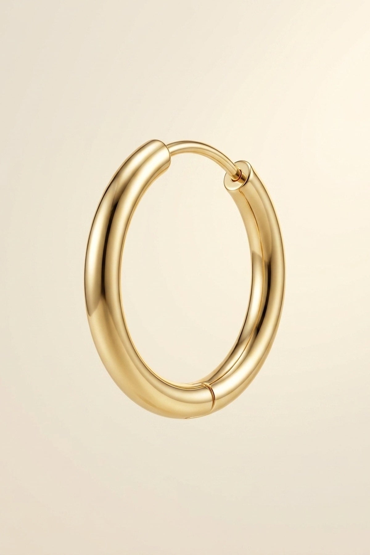 Estelle Classic 14k Gold Hoop Earrings