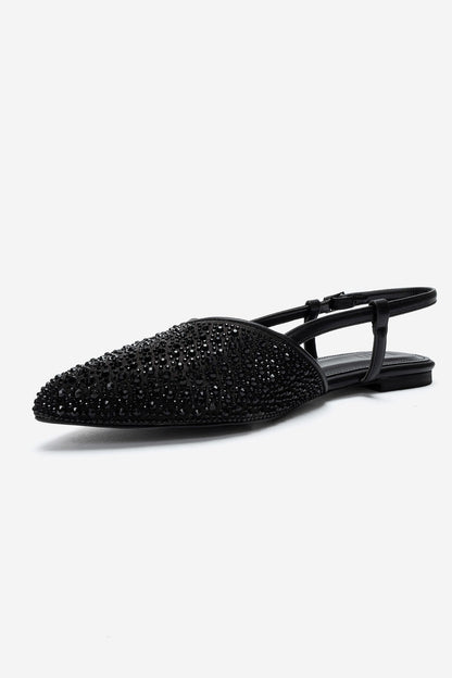 REXTON - Black Stone-Embellished Sandal (Women)