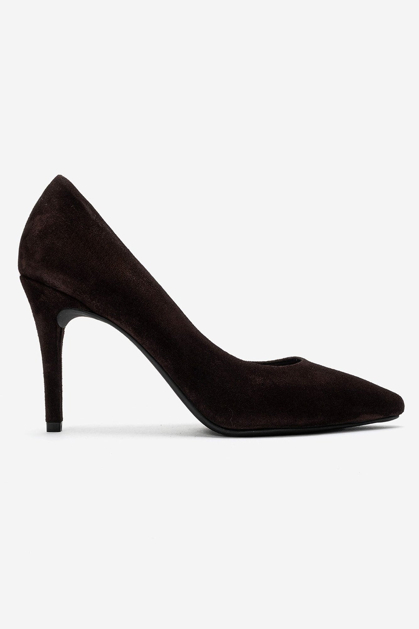 MORIEL - Brown Suede Genuine Leather Stiletto Pump (Women)