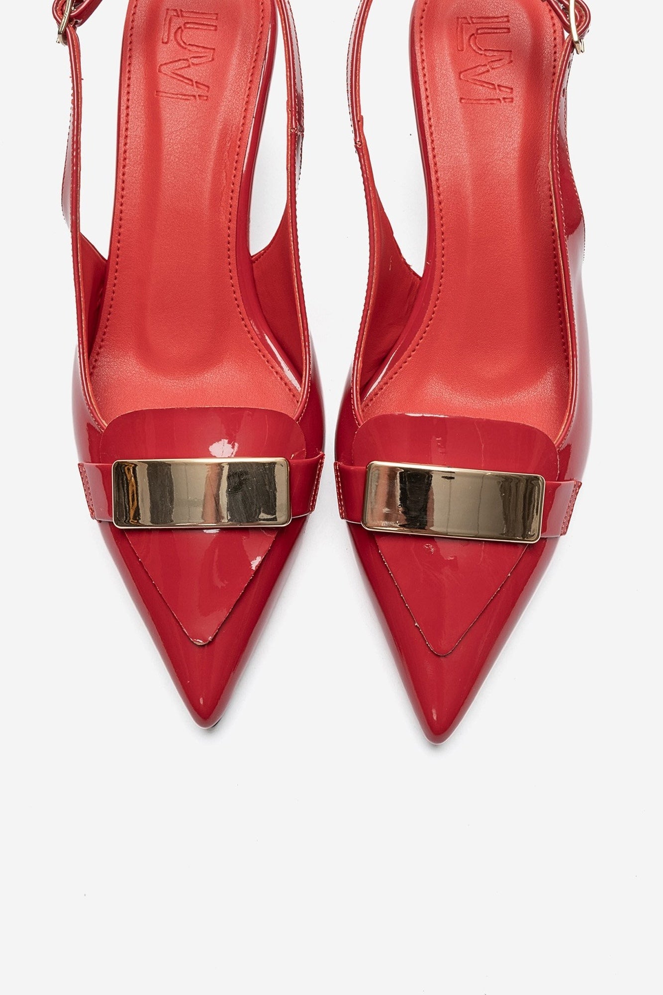 SOLLENNE - Red Patent Stiletto Pump (Women)
